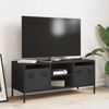 vidaXL TV-Schrank Schwarz 101,5x39x43,5 cm Kaltgewalzter Stahl 851298 Bild 3
