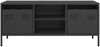 vidaXL TV-Schrank Schwarz 101,5x39x43,5 cm Kaltgewalzter Stahl 851298 Bild 4