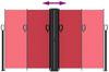vidaXL Seitenmarkise Ausziehbar Rot 140x1000 cm 4004717 Bild 5
