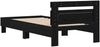 vidaXL Bettgestell mit LED Schwarze Eiche 80x200 cm Holzwerkstoff 8008999 Bild 5