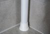 Badregal Teleskopregal 4 Böden Weiss 70-290 cm lang Eckregal Duschablage Duschregal Bild 2