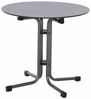 Gartentisch >Sola< in matt-anthrazit, dark stone - 70x80 (HxD) Bild 1