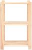 vidaXL Lagerregale 3 Böden 2 Stk. 60x38x90cm Massivholz Kiefer 150kg 3051121 Bild 4