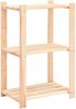 vidaXL Lagerregale 3 Böden 2 Stk. 60x38x90cm Massivholz Kiefer 150kg 3051121 Bild 3