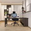 hjh OFFICE High End Bürostuhl VENUS BASE Stoff Blau/Schwarz Bild 2
