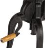 vidaXL Beistelltisch 45x(45-62) cm Altholz Massiv und Gusseisen 247588 Bild 5