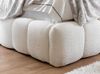 Compleo Polsterbett boucle CONDIS, Wolkenbett, Kopfteilhöhe: 127 cm (exklusives Bett), Nachttische als Option, Bett cloudy, dekorativen Rillen Bild 4