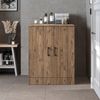 Roomart Waschmaschinenschrank - SERIE ATLANTIC-II- 70 cm breit – Badezimmer Waschmaschinen-Unterschrank – BHT 70×90×69 cm • Eiche Bild 3