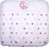 Wickelauflage mit Applikation - Bärchen Mond Star Rosa - Wickeltischauflage Baby Auflage (70x85 cm) Bild 1