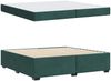 vidaXL Bettrahmen mit Matratze Dunkelgrün 200 x 200 cm Stoff 3399311 Bild 4