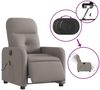 vidaXL Massagesessel Elektrisch Taupe Stoff 3206793 Bild 5