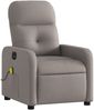 vidaXL Massagesessel Elektrisch Taupe Stoff 3206793 Bild 3