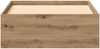 vidaXL Bettrahmen mit Speicher Artisan-Eiche 90 x 200 cm Holzwerkstoff 3333988 Bild 5