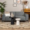 Bronx71 Design Sofa Vegas 2,5-Sitzer Stoff anthrazit Bild 3