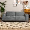 Bronx71 Design Sofa Vegas 2,5-Sitzer Stoff anthrazit Bild 4