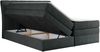 Boxspringbett, Stauraumbett, Bett mit Multipocket-Matratze und Topper - GOLD-10-KING - 200x200cm - Dunkelgrau Stoff - H4 Bild 4