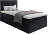 AX LIVING Stauram Boxspringbett Schwarz Geceteni 90x200 Bett Gasfeder Bild 2