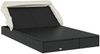 vidaXL 2-Personen-Sonnenliege mit Dach Schwarz 213x118x97 Poly Rattan 319650 Bild 3