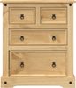 vidaXL Kommode Corona 80x43x91 cm Massivholz Kiefer 4005670 Bild 4