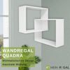 Mein-Regal Eckregal Quadra Wandregal Weiß Bild 2