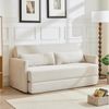ANYSUN Loungesofa Faltbares Schlafsofa, 2-Sitzer-Couch,das 2-in-1 Klappsofa, Bodensofa-Bett,Cordstoff,mit zwei Lendenkissen, bequemes Cord Bodensofa für Wohnzimmer,Wohnung,kleine Räume Bild 3