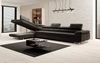 Designer Sofa Maxi mit Schlaf - und Klappfunktion Dunkelbraun Samt Links Bild 5