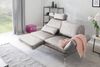 KAWOLA Sofa HURRICANE 2-Sitzer Leder hellgrau 87 x 141 x 170 cm Bild 4