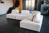 KAWOLA Modulsofa WIOLO SOFT 4 Module 4 Rückenkissen Cord cremeweiß 84 x 222 x 333 cm Bild 4