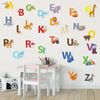 nikima Wandtattoo 084 Wandtattoo Alphabet Tiere ABC (PVC-Folie) Bild 2