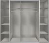 Wimex Schwebetürenschrank Stockholm, Schlafzimmerschrank mit Industrial-Look, rustikale Optik Kleiderschrank mit Spiegel BESTSELLER Schrank Garderobe Bild 3