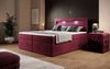 Boxspringbett Amelie mit LED und Stauraum 160x200 Rot H2 (bis 70kg) Bild 2