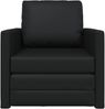 vidaXL Schlafsofa 60cm Schwarz Kunstleder 4106635 Bild 5