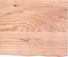 vidaXL Wandregal Hellbraun 60x50x(2-4) cm Massivholz Eiche Behandelt 363651 Bild 4