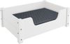 Gemütliches Tierbett für Katzen und Hunde 60x40 Kiefer weiß V-30.32-W-60x40Rollrost und Matratze inkl. Bild 3
