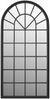 vidaXL Gartenspiegel Schwarz 90x45 cm Eisen 318348 Bild 3