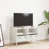 vidaXL TV-Schrank Weiß 68x39x43,5 cm Kaltgewalzter Stahl 851321 Bild 3