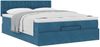 vidaXL Ottoman-Bett mit Matratze Dunkelblau 140x200 cm Samt 3311925 Bild 5