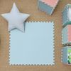 9 Teile Spielmatte Baby Puzzlematte - 30x30 Spielteppich Graublau Bild 2