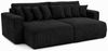 Kaiser Möbel Schlafsofa, Cordstoff Poso, PIANO DOUBLE, Große Liegefläche, Tiefe Sitzfläche, Cordstoff mit markanter Struktur Bild 2