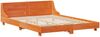 vidaXL Massivholzbett ohne Matratze Wachsbraun 140x200 cm Kiefernholz 3323691 Bild 5