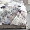 Irisette Wave Mako-Satin Bettwäsche 135x200 Rauten Mosaik Abstrakt grau 8889-80 Bild 2