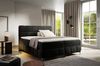 Boxspringbett Schlafzimmerbett SOPHIE 200x200cm Stoff Salvador Schwarz Bild 5