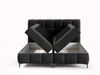 Boxspringbett Schlafzimmerbett SOPHIE 200x200cm Stoff Salvador Schwarz Bild 3