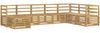 vidaXL Outdoor-Sofagarnitur 8 pcs Weiß 304 x 185,5 x 73 cm 3392294 Bild 2