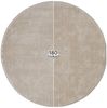 Sehrazat Teppich Moda 1100, rund, Höhe: 10 mm, Kurzflorteppich mit dezentem Glanz, hochwertige Verarbeitung Bild 5