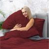 One Home Bettwäsche Winter Cashmere Touch Cord Optik, Fleece, 3 teilig, flauschig warmes Teddy Plüsch, Doppelbett Bild 3
