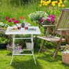 Relaxdays Gartentisch in Holzoptik Bild 3