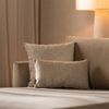 Bronx71 Stoff Kissen Myles taupe 45x45 cm Bild 2