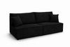 Kaiser Möbel Schlafsofa Sofa mit Schlaffunktion und Bettkasten, Cordstoff Poso, BEST MINI, Kompakte Größe – ideal für kleine Räume Bild 3