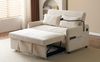 Multifunktions-Klappschlafsofa, verstellbar, mit USB-Ladung, Chenille Beige, 129x76x81 cm Bild 3